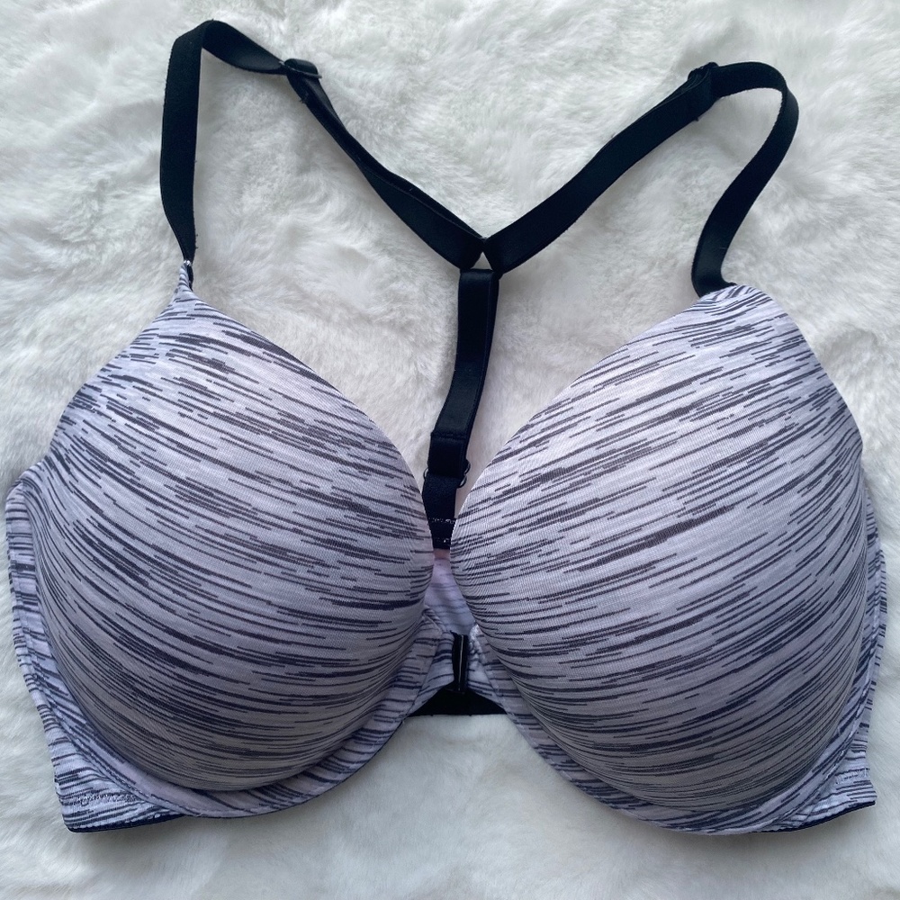Victoria's Secret PINK Women's Wear Everywhere Push-Up Bra Heather Gray, 32DD